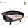 Ferplast Panier Chien, Panier Chat avec Coussin en Coton, Lit sureleve chien, Lit pour Chien en Plastique Recyclé, Corbeille Chien, Lit Chat, Respirant Antidérapant, THRONE 61,5 x 45 x h 26 cm, Noir - Image 4