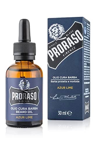 Proraso Huile Barbe, Soin Visage Homme Parfum Bois & Épice, Huile pour Barbe Adoucissante & Protectrice Enrichie en Huiles de Macadamia & Avocat, 30 ml & Huile Barbe Azur Lime, 30 ml - Image 6