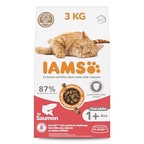 IAMS Salmon Dry Food for Adult Cats 3 kg - Image 3