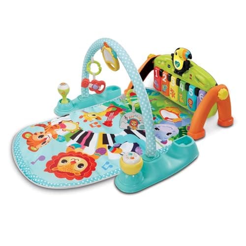 VTech - 5-in-1 Evolutive Tap Tap Piano Mat - Play Mat with Ark of Awakening, Luminous Baby Piano and Rattles - Musical and Scalable Game - Baby Motor Skills - Newborn Gift - English Content - Image 2
