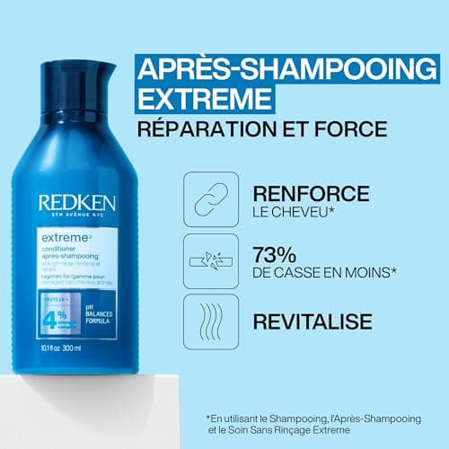 Redken | Strengthening Conditioner for Damaged Hair, Rich in Protein, Extreme - Image 4