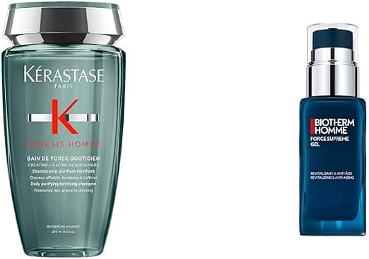 Kerastase, Genesis Men, Purifying & Fortifying Shampoo 250 ml and Biotherm Men, 50 ml - Image 1