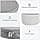 Case Compatible with JBL Tune JBL Tune 720 BT 770 NC 760 NC, and Sony WH-CH720N WH-1000XM4 Wireless Bluetooth Travel Case with Removable Inner Compartment (Gray) - Image 5