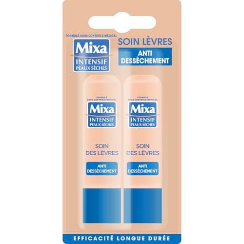 Mixa Intensif Peaux Sèches - Soin des Lèvres Antidessèchement x2 - 4.7 ml - Image 3
