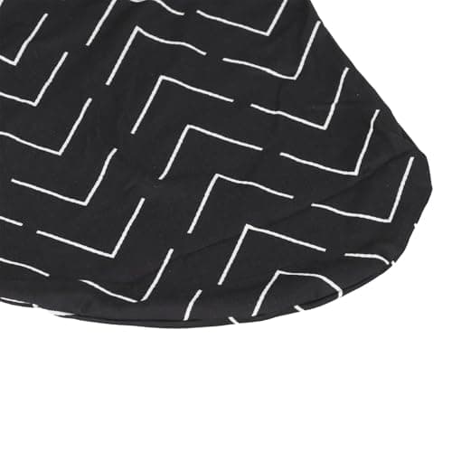 Taie d'oreiller d'allaitement en Forme de U avec Un Design Facile à Nettoyer pour Les Nouvelles Mamans, Cette Housse de Coussin d'allaitement Offre Une Surface Douce à (Noir Géométrique) - Image 8