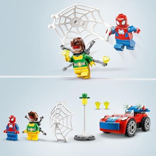 LEGO 10789 Marvel Spider-Man and Doctor Octopus Construction Toy Spidey and His Extraordinary Friends, with Glow in the Dark Parts, Kids from 4 Years Old - Image 5