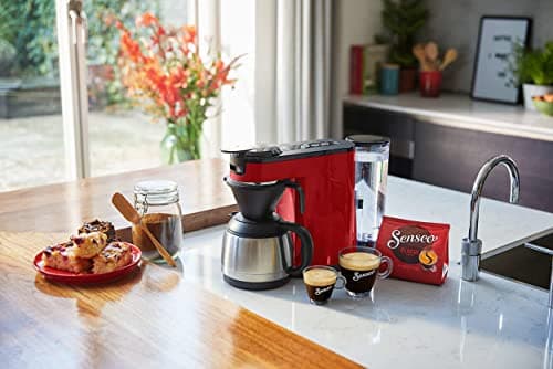 Philips Domestic Appliances SENSEO Switch Coffee Pod and Filter Machine - 2 in 1 Technology, 1 L Water Tank, 7 Cups in One Time, Red (HD6592/85) - Image 4