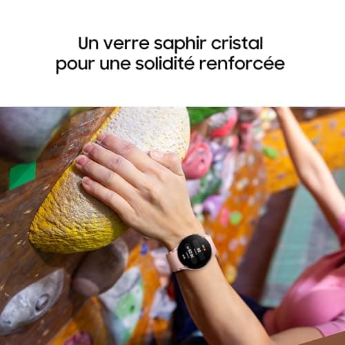Samsung Galaxy Watch FE, Montre connectée, Suivi de la Santé, Suivi de Fitness, Bluetooth, 40mm, Or Rose, Chargeur Secteur Rapide Inclus, Version FR - Image 6