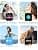 GRV Men's Smart Watch with Bluetooth Call Smartwatch Sport Compatible with Samsung Huawei Xiaomi Android iOS Pedometer Watch Heart Rate Monitor Waterproof IP68 Notification Stopwatch Blue - Image 8