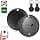 Air Tracker Tag Android, Bluetooth Object Locator Compatible with Google "Find Hub", Android Smart Tag with 2 Silicone Protective Covers for Suitcases/Wallets/Keys (Black, 2 Pieces) - Image 2