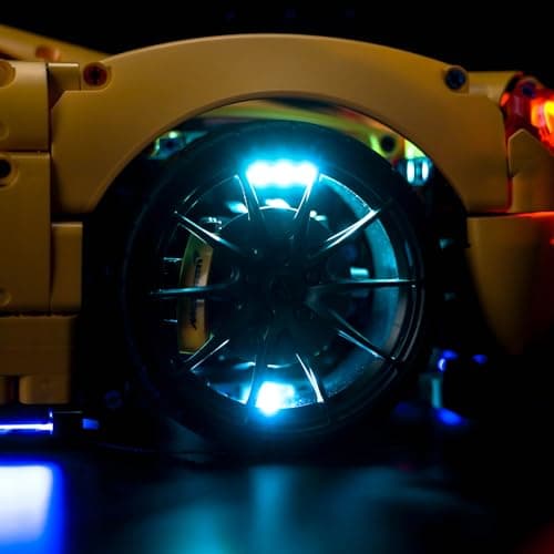 LED Lighting Kit for Lego Technic 42172 McLaren P1, Decorative Lighting Kit, Creative Toy, Standard Version (No Model) - Image 7