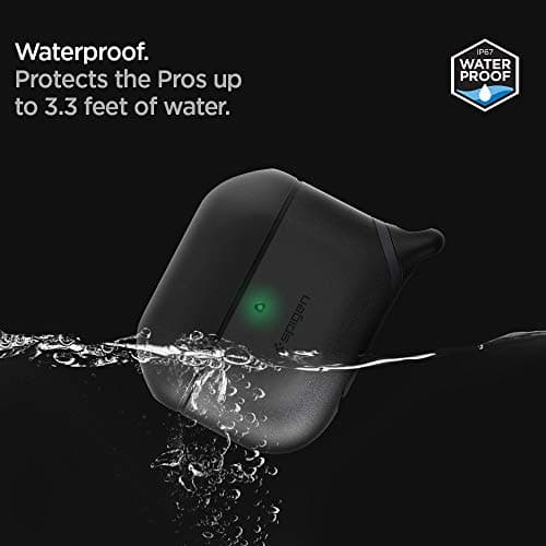 Spigen Slim Armor IP Waterproof Case Compatible with Apple AirPods Pro (2019) / Airpods Pro 2 (2nd Generation) – Black - Image 8