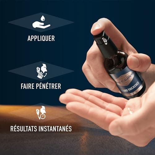 Gillette King C. Sérum Epaississant Pour Hommes, Soin Et Entretien De La Barbe Longue Ou Courte, Produit Avec Huile D’Argan Et Parfum Signature, Barbe Plus Fournie En 14 Jours, 50ml - Image 6