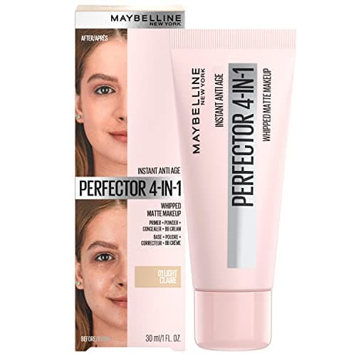 Maybelline New York - 4-in-1 Multi-purpose Matifying Complexion Perfector - Instant Anti-Age Perfector Foundation - Shade : 01 LIGHT - Capacity: 30 ml - Image 2