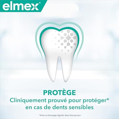 ELMEX - Elmex Sensitive Toothpaste Fresh Breath 0% Dyes - Sensitive Teeth, Painful Gums, Enamel Protection - 2 x 75 ml - Image 8