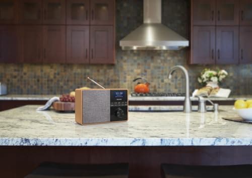 Philips Audio TAR5505/10 Radio Portable, Radio de Cuisine (Bluetooth, Étui Bois, Radio Dab+, Diaphragme 3 Pouces à Large Bande, Minuteur de Cuisine, Fonctionne sur Réseaux Ou à Piles, Noir - Image 4