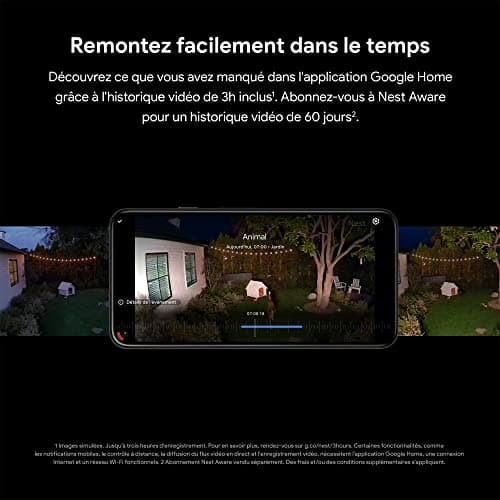 Google Nest Cam with Projector (Outdoor - Wired) - Smart Security Camera - 1080p Projector Security Camera, Snow - Image 7