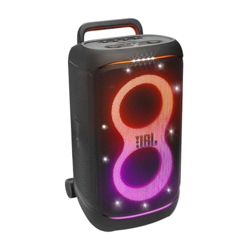 JBL Partybox 520, Wireless Bluetooth Party Speaker, 15 Hour Battery Life, Portable Design, Dynamic Light Show, IPX4, Multi-Speaker Connection, AI Sound Boost, Microphone Input, Black - Image 2
