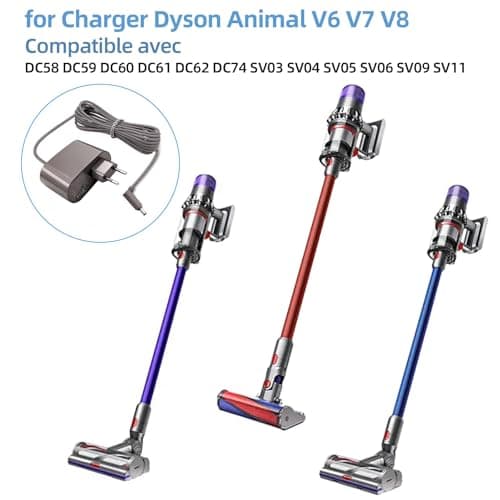 Charger for Dyson Animal V6 V7 V8 26.1V 780mA Adapter 1.8m Compatible with DC58 DC59 DC60 DC61 DC62 DC74 SV03 SV04 SV05 SV06 SV09 SV11 - Image 4