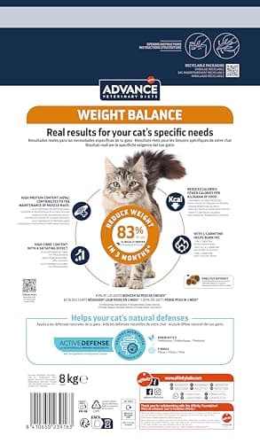 Advance Advance Veterinary Diets Weight Balance - Dry Food for Cats with Overweight Problems - 8 kg - Image 5