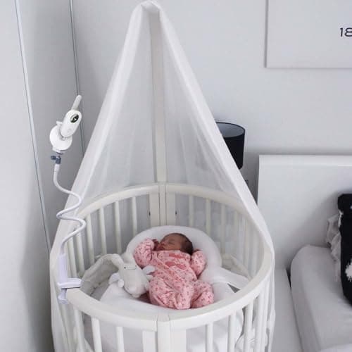 Universal Flexible Baby Video Monitor Stand for Crib Desk Compatible with Hellobaby HB30 HB32 HB35 HB50, Philips Avent SCD843/26 SCD833/26, Vtech VM3250 VM819 - Image 6