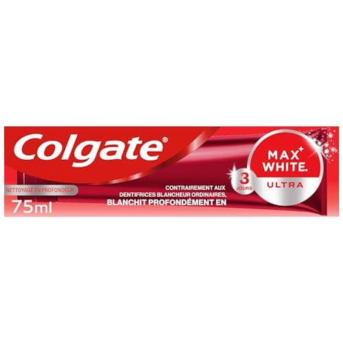 COLGATE - Dentifrice Max White Ultra Blancheur - Nettoyage en profondeur - 75ml - Image 3