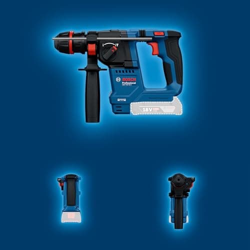 Bosch Professional 18V GBH 18V-18 X Cordless Drill System (Onechuck chuck, 2 batteries 18V 2.0Ah, GAL 18V-40, GDE 24) - Image 8