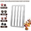 Coffee Capsules Stand for Storage Capsule Nespresso, 40.5 x 22 cm Stainless Steel Capsule Holder, 3 m Adhesive Tape Coffee Pod Organizer Stand, for Storage of 40 Coffee Capsules - Image 5