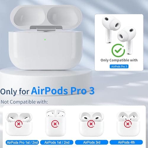 Yiko Wireless Charging Case Replacement Compatible with AirPods Pro 3 (2025), Wireless Charging Case with Bluetooth Sync and Pairing Button (Headphone Not Included) - Image 4