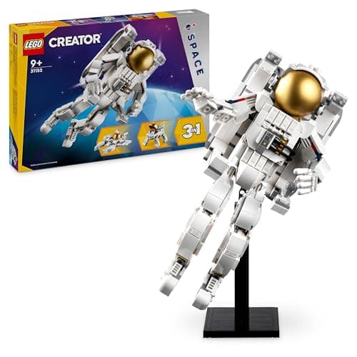 LEGO Creator 3-in-1 Astronaut in Space Construction Toy with Dog and Space Shuttle, Nursery Decoration, Creative Gift for 9 Year Old Boys and Girls 31152 - Image 3