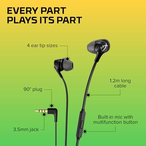 HyperX Cloud Earbuds II Gaming Headphones with Mic - Image 7
