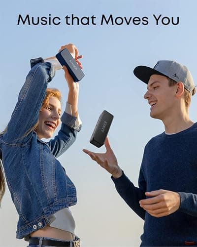 Soundcore Anker 2 Enceinte Bluetooth, Enceinte Bluetooth Puissante sans Fil avec Basses Puissantes, Autonomie de 24 Heures, Porté de 20 m, Etanche Waterproof IPX7 et Microphone Intégré - Image 8
