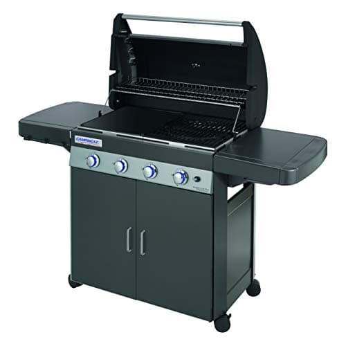 Campingaz LD Plus Class 4 Gas Grill, 4 Burners, Power 12.8kW, InstaClean Easy Cleaning System, Double Enamelled Cast Iron Grill and Griddle, 2 Side Shelves - Image 3