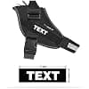Luminous Shop Compatible with Julius-K9 - Hook and Loop Sticker for Dog Harness - Personalized Dog Harness - Design Your Patch with Fastener - Black, 11 x 3 cm - Image 5