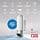 Bosch Smart Home - Caméra extérieure II, caméra de surveillance extérieur, résolution 1080p Full HD avec sirène d’alarme intégrée et lampe design, compatible avec Amazon Alexa, argent - Image 3