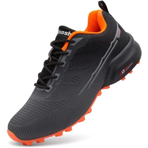 Men's Trail Shoes, Low Hiking Shoes, Trekking Trainers, Running, Outdoor, Breathable, Non-Slip, Lightweight for Mountain, Walking and Daily Use, Size 6-12 - Image 3