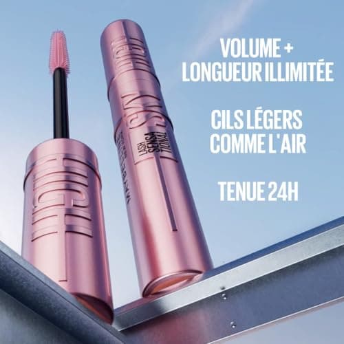 Maybelline New York - Glitter Mascara - Silver - Volume and Length - Sky High - Shade : Space Diamond - 5ml - Image 6