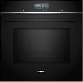 Siemens HM736GAB1 iQ700 Einbaubackofen mit Mikrowelle, 59.4 cm breit, 800 W, 67 L, TFT Touchdisplay, 5 Leistungsstufen, 19 Heizarten, HomeConnect, schwarz