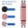 HoYiXi Universal Soft Hand Strap for 6-7 Inch eReader Tablet Compatible with Kindle/Kobo/Pocketbook/Tolino/Sony/Paperwhite/Nook, for 6 Inches, 6.8 Inches, 7 Inches with Strap High Elasticity, Pink - Image 4