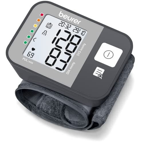 Beurer BC 27 Wrist Blood Pressure Monitor with Arrhythmia Detection, Colorful Risk Indicator, Wrist 14-19.5 cm, Medical Device, Data Transfer to Apple Health - Image 3