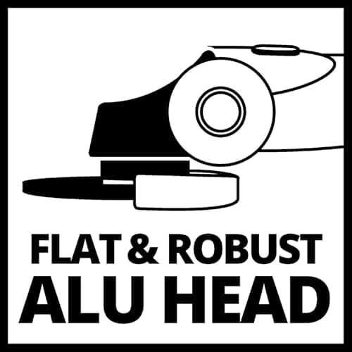 Einhell Angle grinder TC-AG 125/850 (850W, disc protection, spindle lock, restart protection, additional handle 2 positions, Ø 125 mm, delivery without cutting disc) - Image 8
