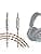 GEEKRIA Apollo 1.5m 4.4mm to 3.5mm Silver Plated Audio Cable Compatible with Sony MDR-M1 MDR-MV1 MDR-M1ST Headphones with Threaded Button Lock - Image 3