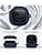 SURITCH Transparent Case Compatible with Samsung Galaxy Buds 2/Buds Live/Buds 2 Pro/Buds Pro/Buds FE Cover, Portable Shockproof Protective Case with Keychain for Samsung Buds 2 Navy Blue - Image 5