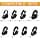 Arctis 3/5/7/9 Replacement Fabric Ear Pads Compatible with SteelSeries Arctis 3 / Arctis 5 / Arctis 7 Arctis 9 / Arctis 1 / Arctis Pro Lossless Wireless Gaming Headset (All_White) - Image 3