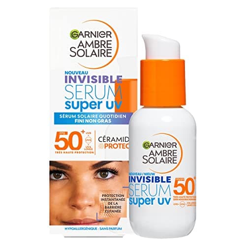 Garnier Ambre Solaire Super UV - Sérum Solaire Visage Invisible - Très Haute Protection SPF50+ - Pour Tous Types de Peaux - 30 ml - Image 2
