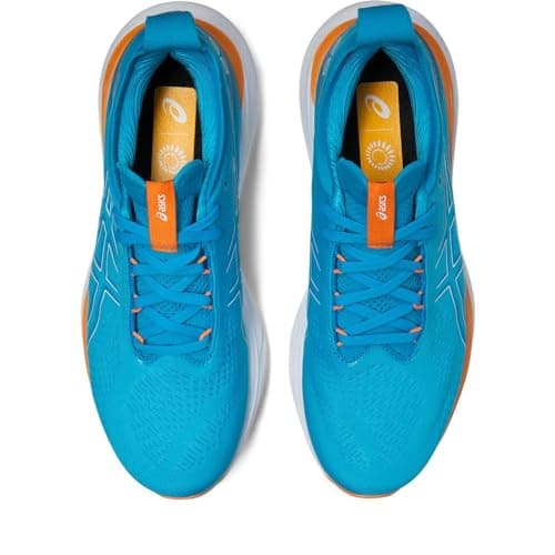 ASICS Nimbus 25 Chaussure de Course sur Route pour Homme Azur Blanc - Image 7