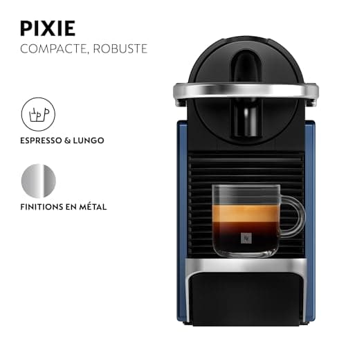 Nespresso Delonghi Pixie Coffee Machine Blue EN127.BL - Image 4