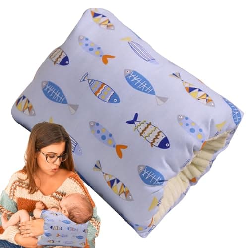 Comfy Cradle Coussin d'allaitement | Coussin d'allaitement anti-crachats | Oreiller d'allaitement doux confortable lavable avec trou pour les bras pour allaitement, voyage, maman, - Image 7