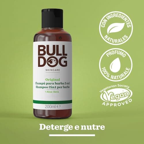 Bulldog Original Shampooing et Revitalisant pour Barbe Homme, 1-pack (1 x 200 ml) - Image 4