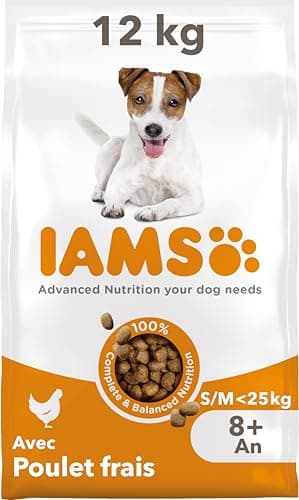 IAMS for Vitality Dry Food Senior Dog Small and Medium Breed - Fresh Chicken - 12kg - Image 3